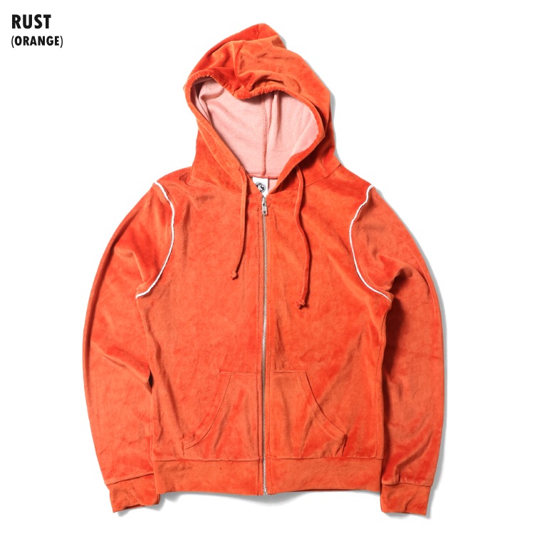 US BLANKS / ユーエスブランクス  U-US565 WOMEN'S PLUSH VELOUR ZIP HOODY / ウィメンズベロアジップフーディー -全4色-