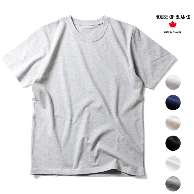 HOUSE OF BLANKS / ハウスオブブランクス HOB01 HEAVY WEIGHT S/S T-shirts / ヘビーウェイト半袖Ｔシャツ  -全6色-