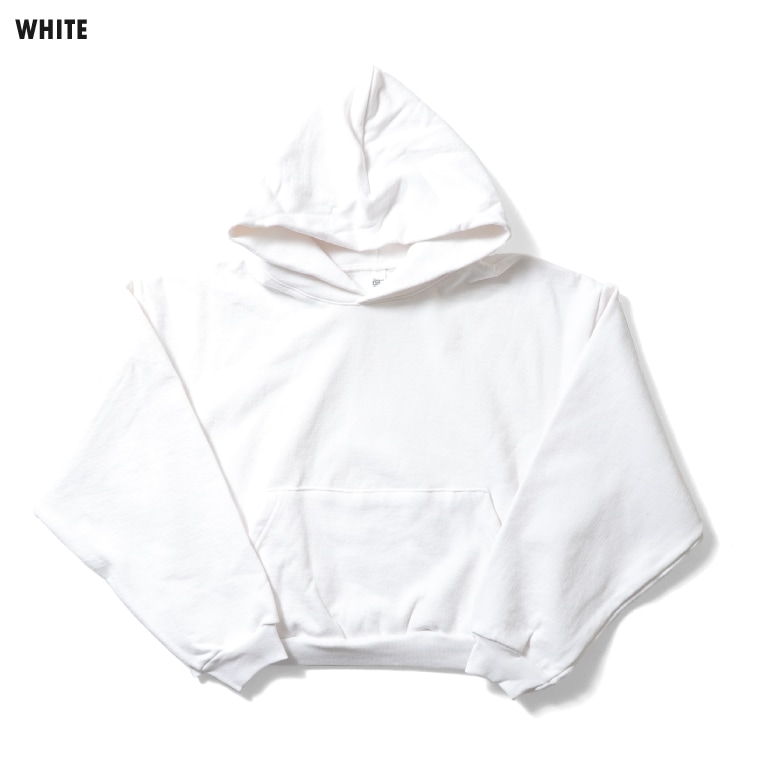 LOS ANGELES APPAREL / ロサンゼルスアパレル L-HF19 HEAVY FLEECE CROPPED HOODIE / ヘビーフリースクロップ丈フーディ -全3色-