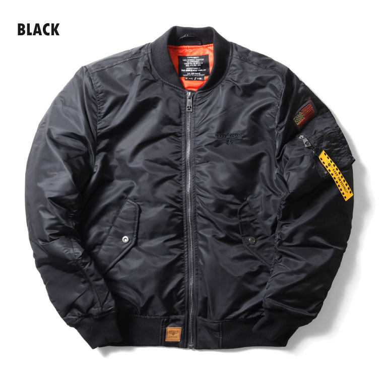 TOP GUN / トップガン TOPGUN002 TOP GUN MA-1 NYLON BOMBER JACKET / MA-1ボンバージャケット -全1色-