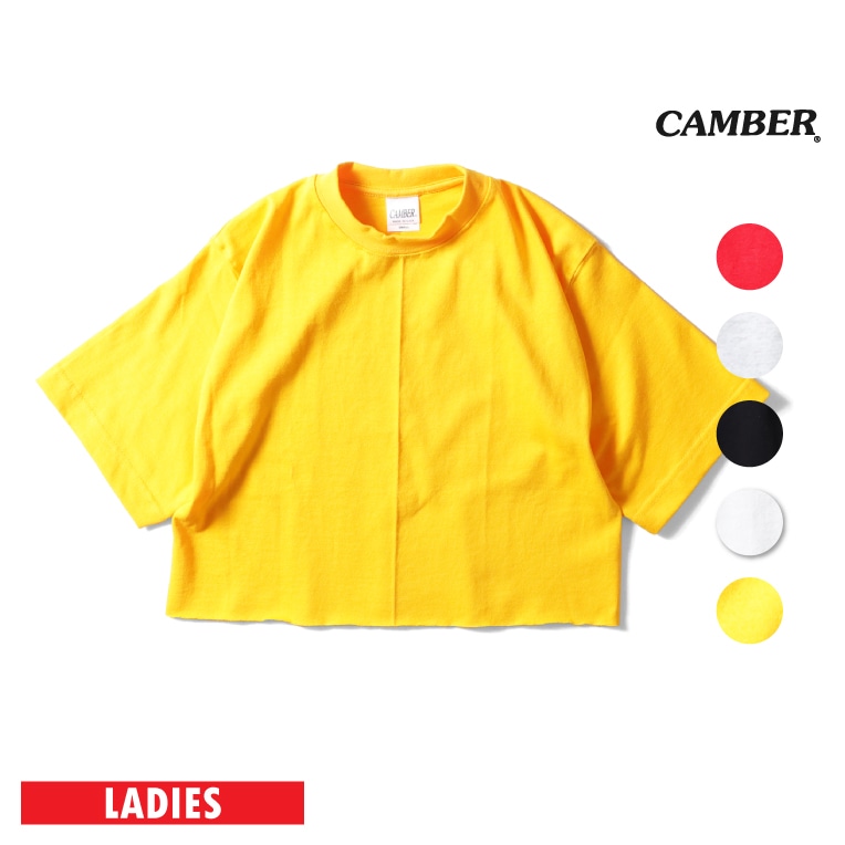 『CAMBER/キャンバー』CAM301C MAX WEIGHT CROP TEE/ マックスウェイトクロップTEEシャツ -全5色-