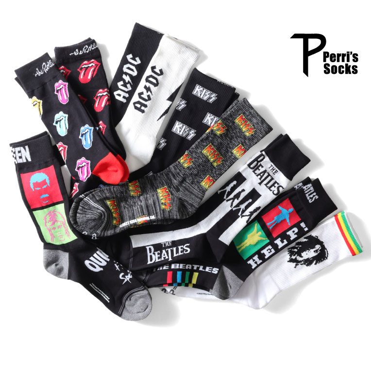 PERRI'S SOCKS / ぺリーズソックス PERR2431 LICENSES SOCKS / ライセンスソックス -全10色- 