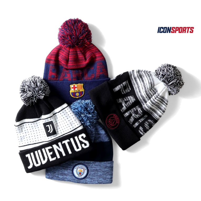 ICON SPORTS / アイコンスポーツ ICSP002 ADULT UNISEX POM BEANIE / アダルトユニセックスライセンスポンポンビーニー -全4色- 