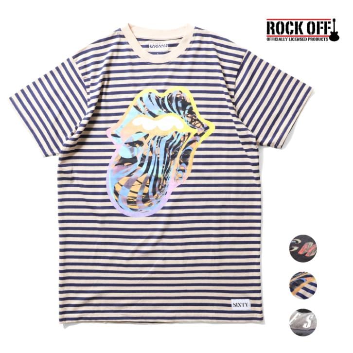 ROCK OFF / ロックオフ ROCKOFF01 ROCK OFF Print TEE / 半袖プリントTeeシャツ -全3色-