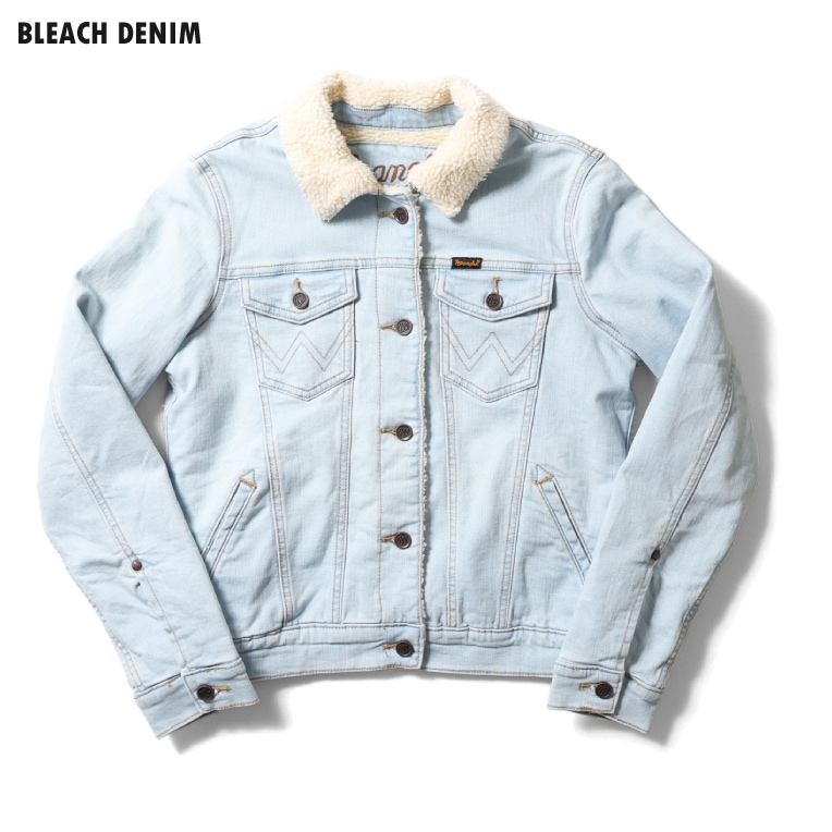 WRANGLER / ラングラー WG1123 WOMEN'S RETRO DENIM SHERPA  JACKET / レトロデニムボアジャケット -全1色- 