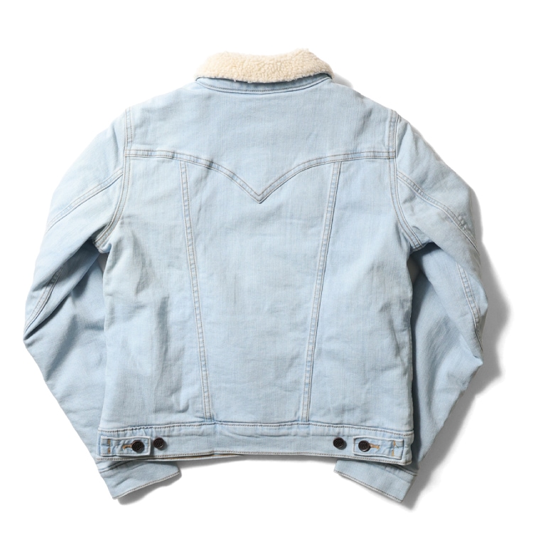 WRANGLER / ラングラー WG1123 WOMEN'S RETRO DENIM SHERPA  JACKET / レトロデニムボアジャケット -全1色- 