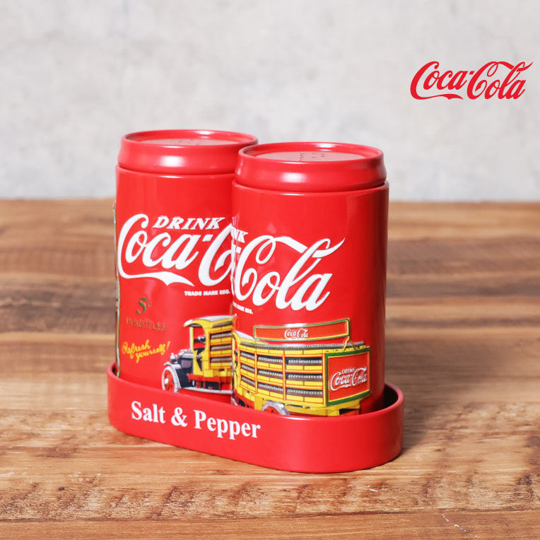 COCA COLA / コカ・コーラ CC004 COCA COLA SALT & PEPPER BOTTOLE / コカコーラ ソルト&ペッパーボトル -全1色-