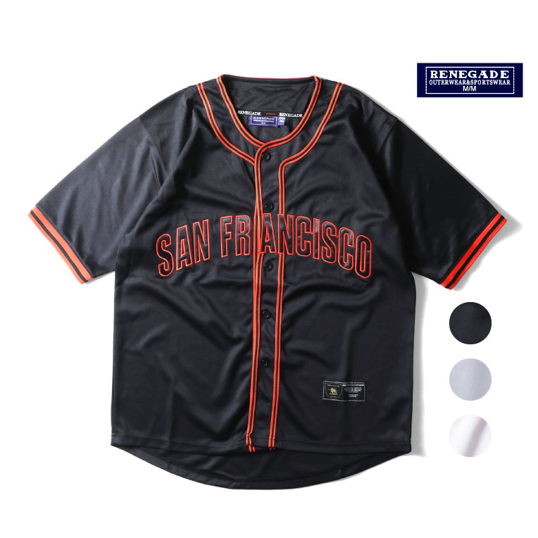 RENEGADE / レネゲイド R-3015S BASEBALL SHIRT SAN FRANCISCO / ベースボールシャツ サンフランシスコ -全3色- 