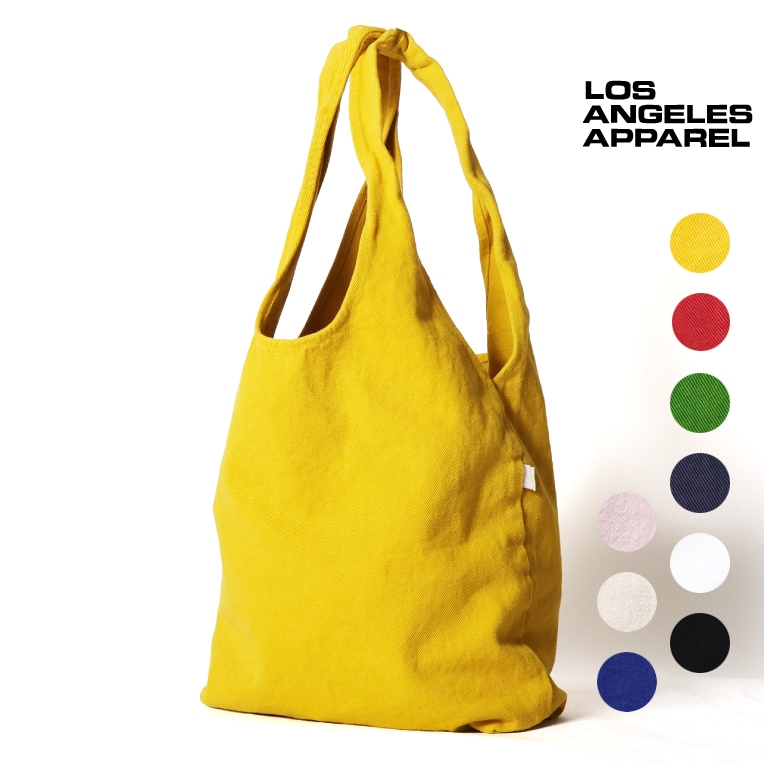 LOS ANGELES APPAREL / ロサンゼルスアパレル L-BD13 BULL DENIM SHOPPING BAG / ショッピングバッグ -全9色- 