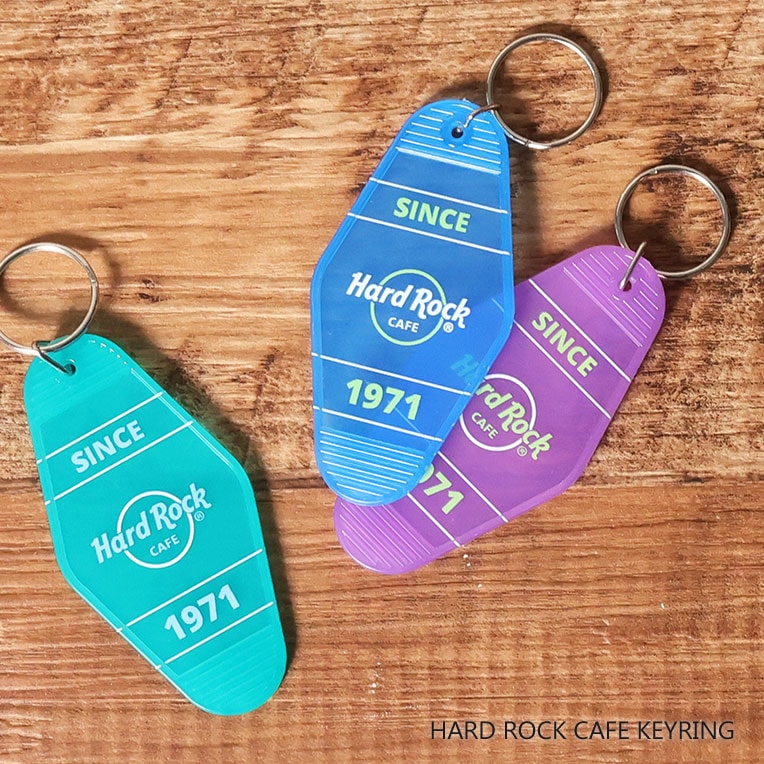HARD ROCK CAFE  / ハードロックカフェ HR001 HARD ROCK CAFE KEYRING / ハードロックカフェ キーリング -全3色- 