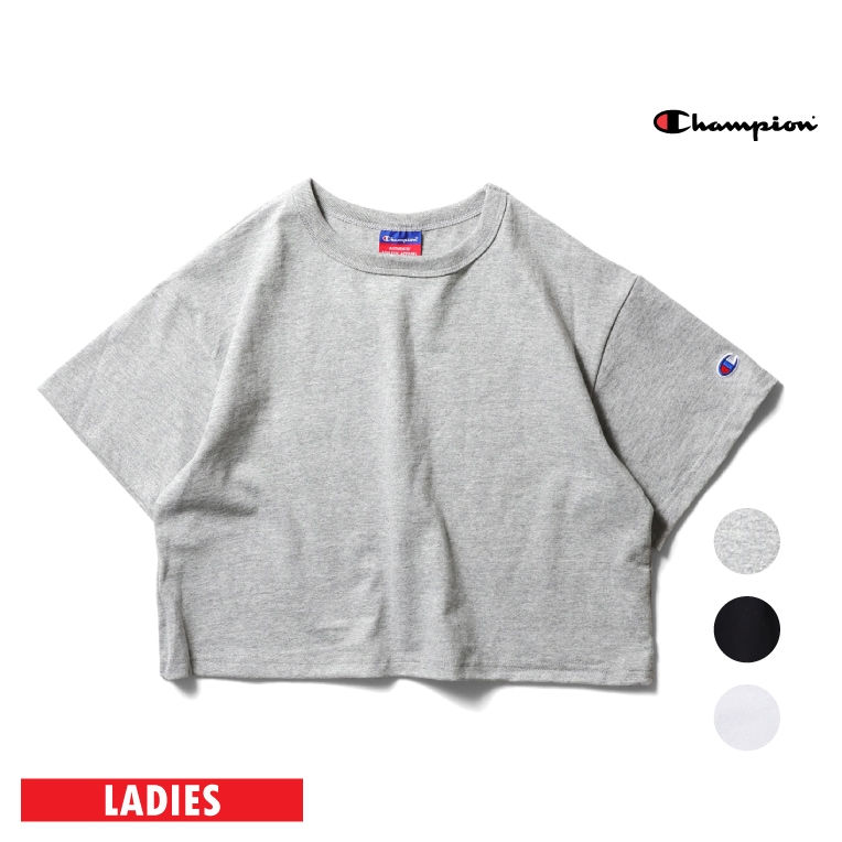 Champion チャンピオン T453W WOMEN'S HERITAGE JERSEY CROP TEE / ウィメンズヘリテージジャージークロップ丈TEEシャツ -全3色-