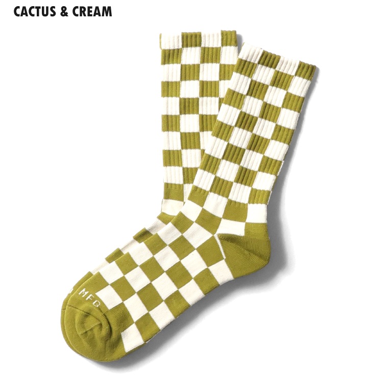 WELD / ウェルド WELD13 CHECKERBOARD CREW SOCKS / チェッカーボードクルーソックス -全4色- 