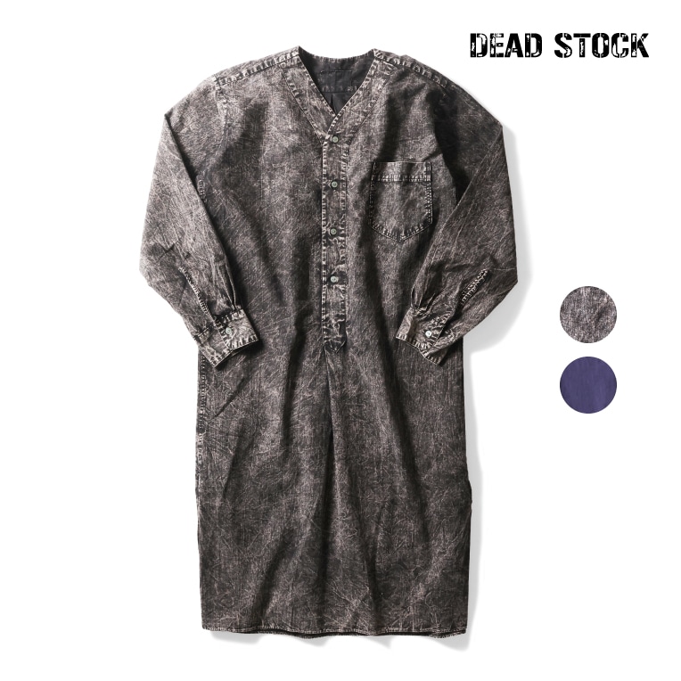 DEAD STOCK /  デッドストック  U-GER-S GERMAN MEDICAL SLEEP SHIRTS REMAKE / ドイツ軍リメイクスリープシャツ -全2色- 