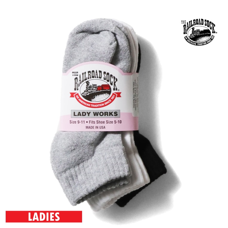 THE RAILROAD SOCK / レイルロードソックス R-623 WOMEN'S QUARTER SOCKS / ウィメンズクォーターソックス -全1色- 
