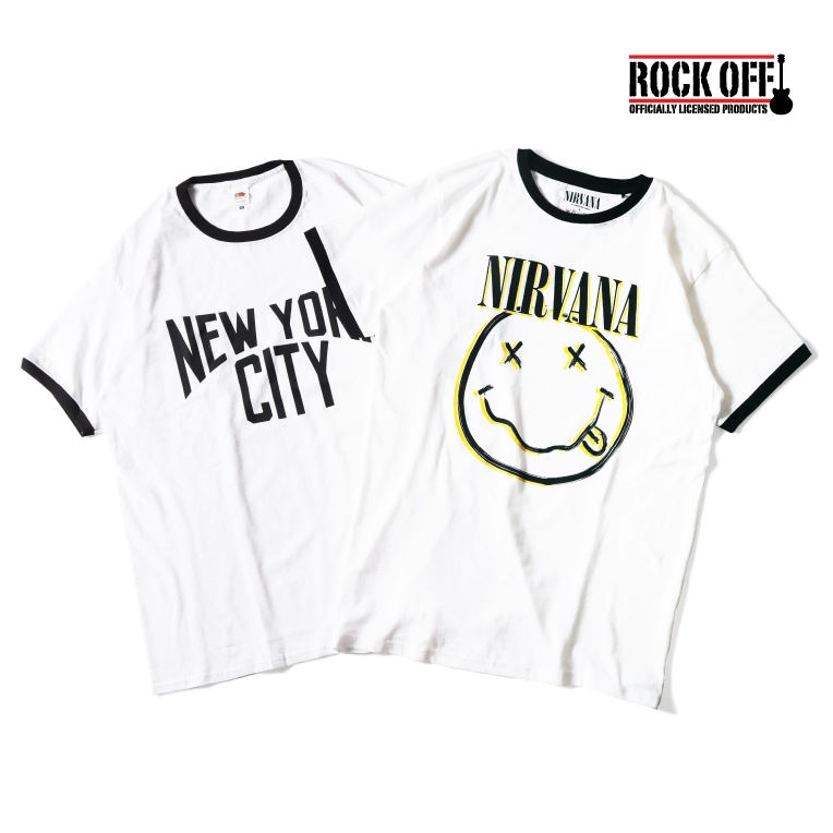 ROCK OFF / ロックオフ ROCKOFF259 RINGER T-SHIRT / リンガーTシャツ -全2色- 