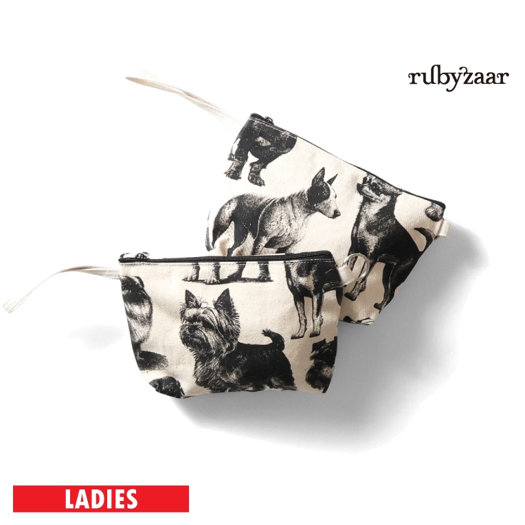 RUBYZAAR / ルバイザー RZ252 DOG BIG POUCH / ドッグビッグポーチ -全1色-