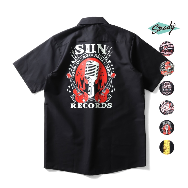STEADY / ステディー SR36 SUN RECORDS MEN'S SHIRT / サンレコードメンズシャツ -全5色- 