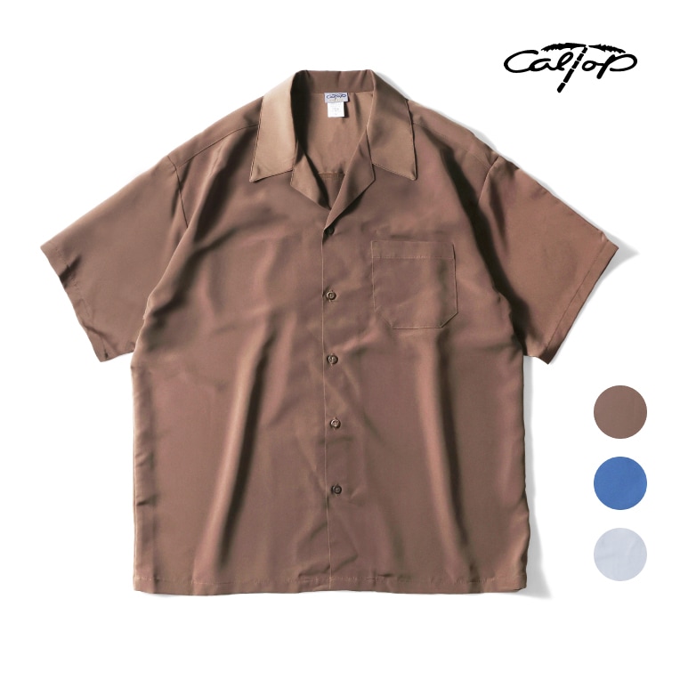 CALTOP  / キャルトップ CLTP3003 SOLID S/S SHIRT / ソリッドショートスリーブシャツ -全3色- 