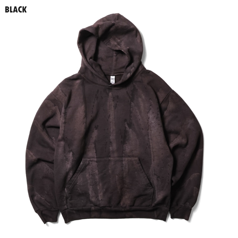 LOS ANGELES APPAREL / ロサンゼルスアパレル L-HF09DD 14oz FLEECE PULLOVER DRIP DYE / フリースプルオーバードリップダイスウェット -全2色- 