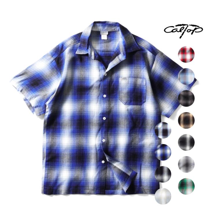 CALTOP  / キャルトップ CLTP2000S PLAID S/S SHIRT / プラッドショートスリーブシャツ -全11色- 
