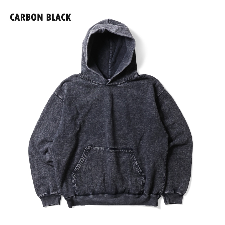 LOS ANGELES APPAREL / ロサンゼルスアパレル L-HF09MW HEAVY FLEECE HOOD PO 14oz MW / ミネラルウォッシュヘビーフリースフードプルオーバー -全7色- 
