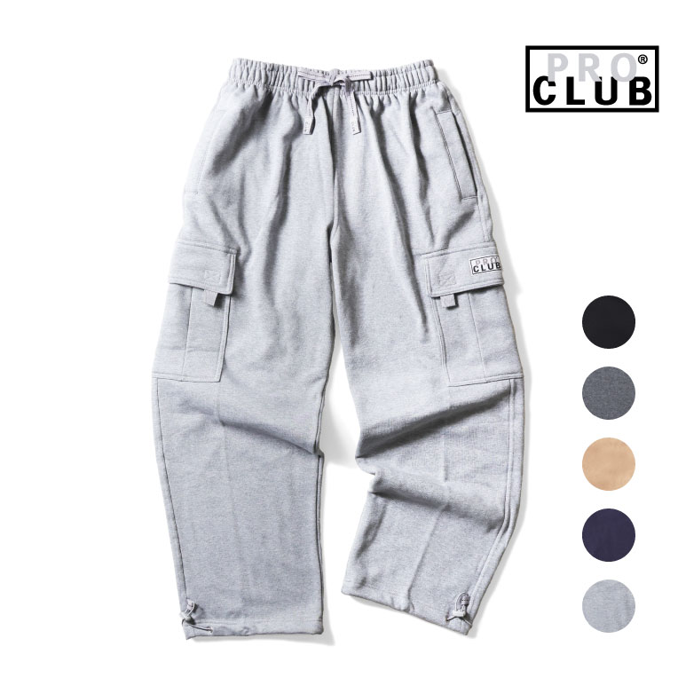 PRO CLUB / プロクラブ PCB162 HEAVYWEIGHT FLEECE CARGO PANTS / ヘビーウエイトフリースカーゴパンツ -全5色- 