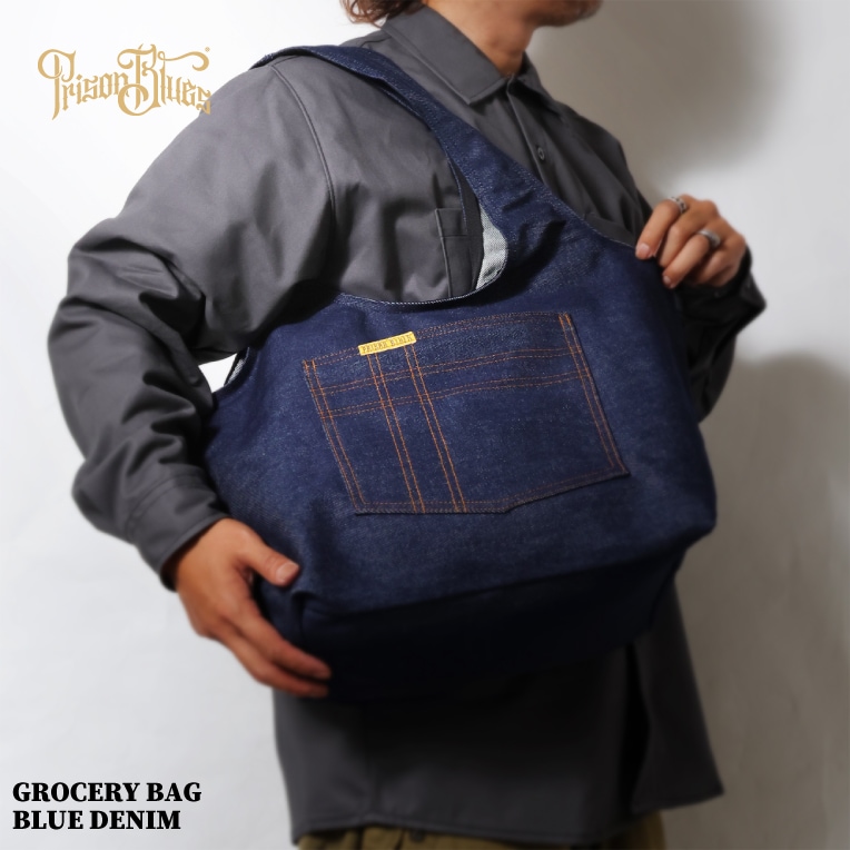 PRISON BLUES / プリズンブルース PRBS5241 GROCERY BAG BLUE DENIM