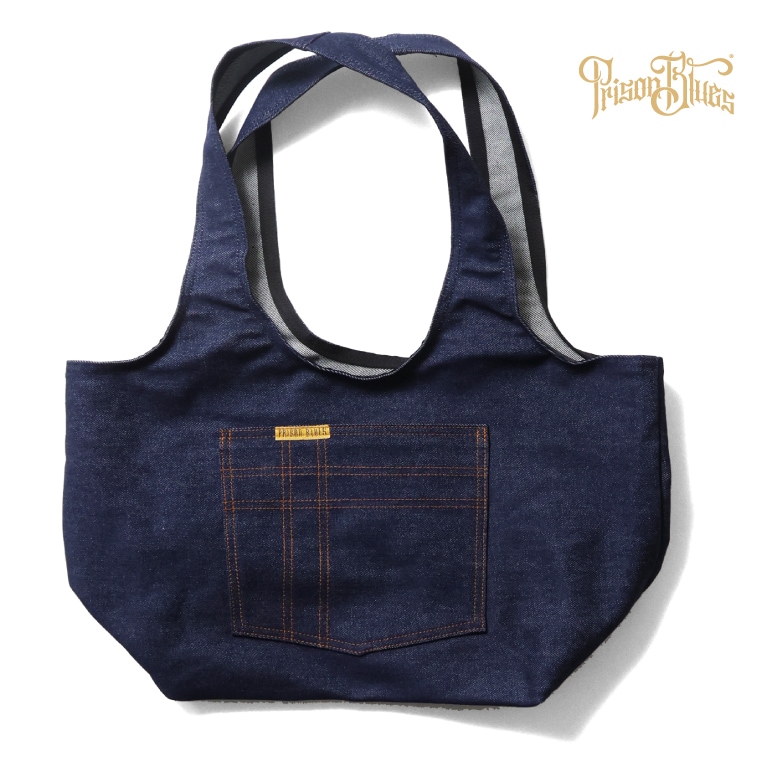 PRISON BLUES / プリズンブルース PRBS5241 GROCERY BAG BLUE DENIM / グロサリー バッグ - ブルーデニム -