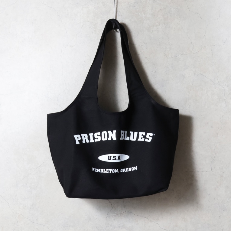 PRISON BLUES / プリズンブルース PRBS52411 GROCERY BAG VERSITY LOGO / グロサリー バッグ バーシティロゴ