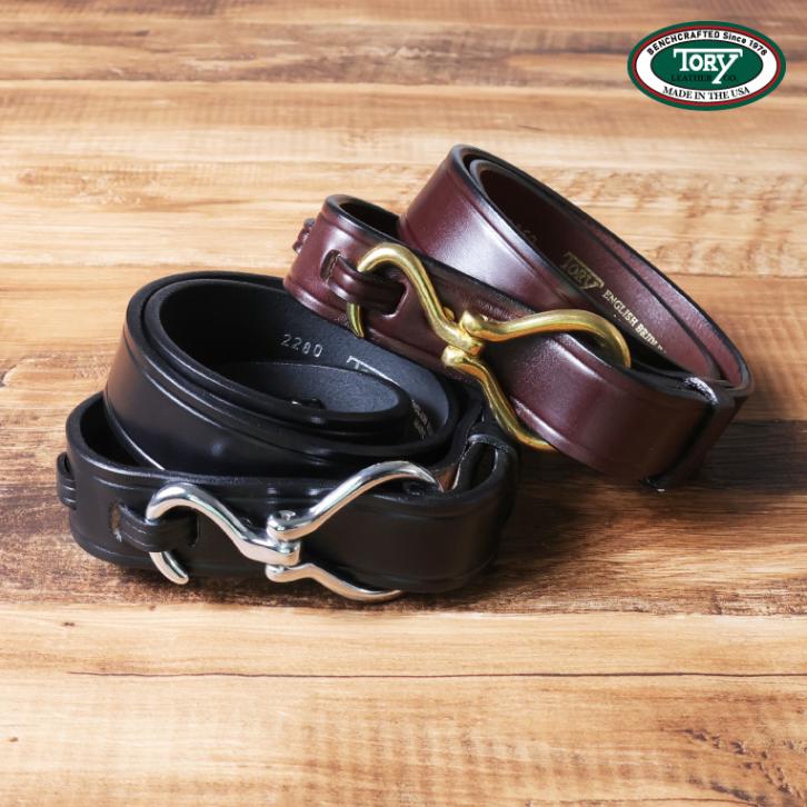 TORY LEATHER / トリーレザー TORY22 11/4 BRIDLE LEATHER STRAP BELT / ブライドルレザーストラップベルト -全2色- 