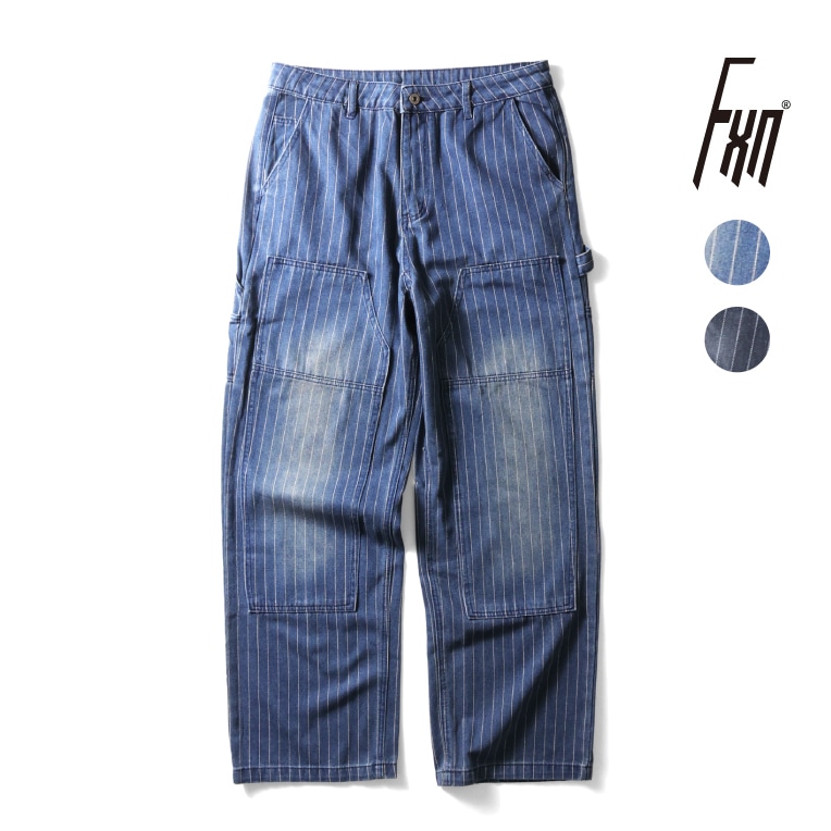 FXN Menswear / エフエックスエヌ メンズウェア F-0878 WABASH DOUBLE KNEE WORK PANTS / ウォバッシュダブルニーワークパンツ -全2色-  