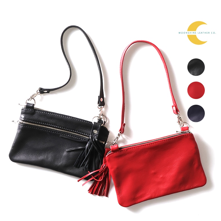 MOONSHINE LEATHER CO. / ムーンシャインレザーカンパニー MOON005 THE AMANDA BAG / アマンダバッグ -全3色-