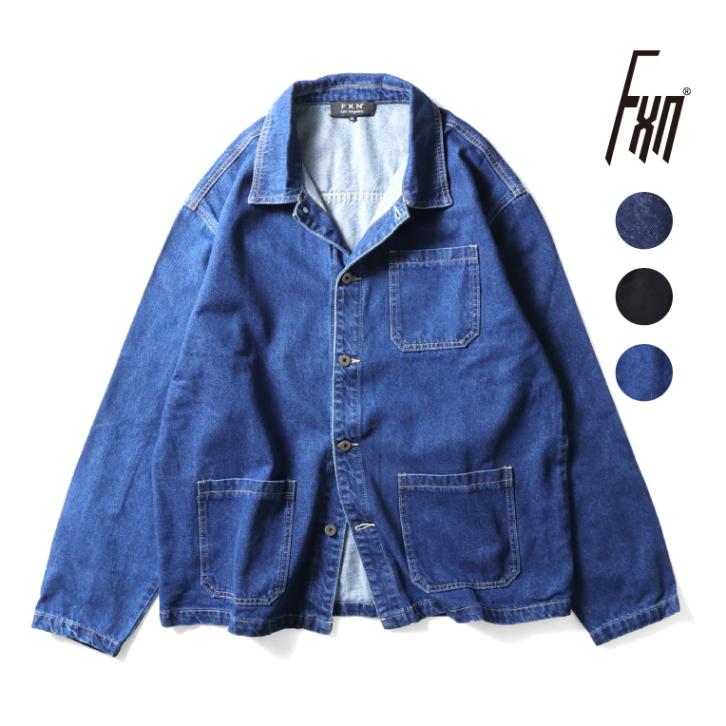 FXN Menswear / エフエックスエヌ メンズウェア F-0910 DENIM CHORE COAT / デニムチョアコート -全3色-