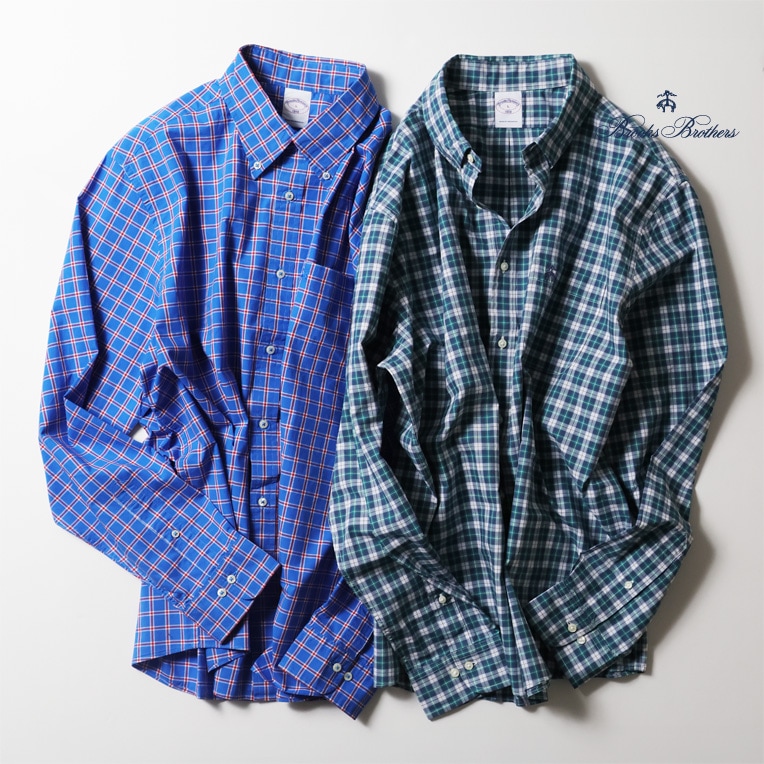 BROOKS BRITHERS / ブルックスブラザーズ BR02 CHECK LONG SLEEVE SHIRTS /  チェック長袖シャツ -全2色- 