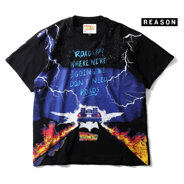 REASON CLOTHING / リーズンクロージング RSN261 REASON PRINT TEE / リーズンプリントTシャツ -全1色- 
