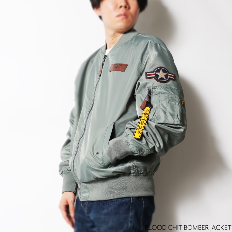 TOP GUN / トップガン TGJ2613 BLOOD CHIT BOMBER JACKET / ブラッドチットボンバージャケット -全1色- 
