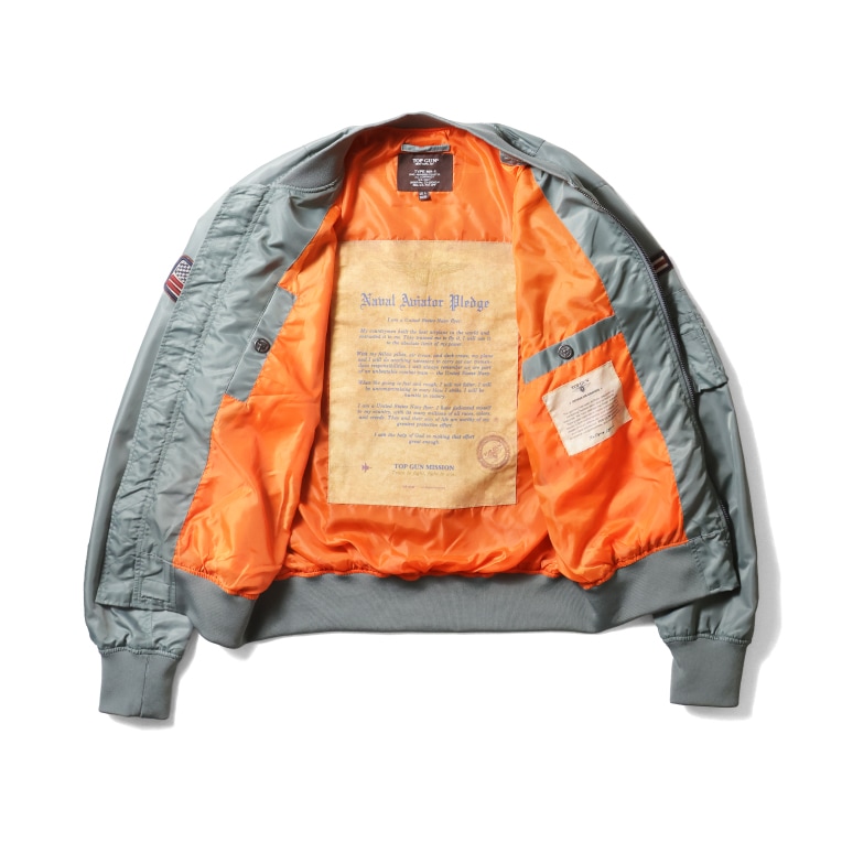 TOP GUN / トップガン TGJ2613 BLOOD CHIT BOMBER JACKET / ブラッドチットボンバージャケット -全1色- 