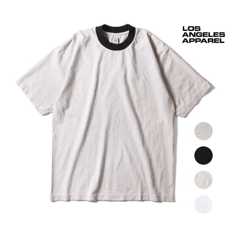 LOS ANGELES APPAREL / ロサンゼルスアパレル  L-1801GDRIN  RING 6.5oz S/S GARMENT DYE TEE / リングガーメントダイ半袖Tシャツ -全4色- 