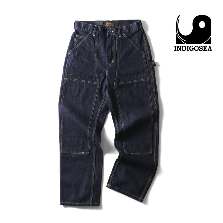 INDIGO SEA / インディゴシー INS270 RAW DENIM VINTAGE DOUBLE FRONT  SELVEDGE JEANS / ロウデニムダブルフロントセルビッジジーンズ -全1色- 