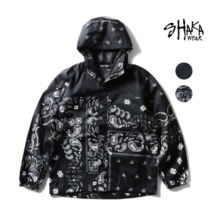 SHAKA WEAR / シャカウェア  SHAKA-W WINDBREAKER JACKET / ウィンドブレーカージャケット -全2色- 