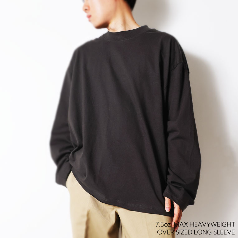 SHAKA WEAR / シャカウェア SHAKA263 7.5oz HEAVYWEIGHT OVER SIZED LONG SLEEVE / 7.5オンス ヘビーウエイトオーバーサイズロングスリーブ  -全3色- 
