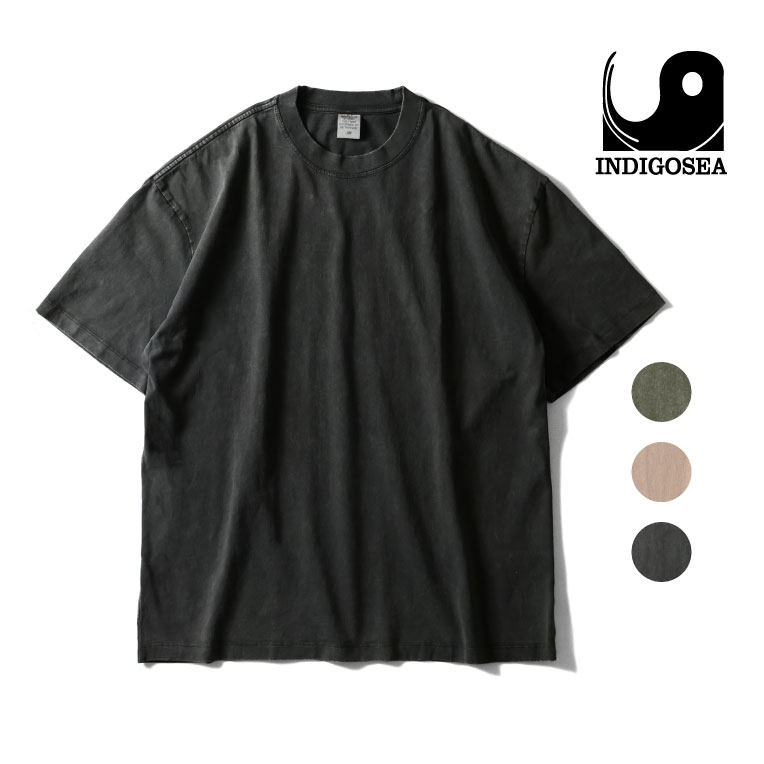 INDIGO SEA / インディゴシー  INS268 FADING COLOR VINTAGE T-SHIRT / フェイディングカラーヴィンテージTシャツ -全3色-  