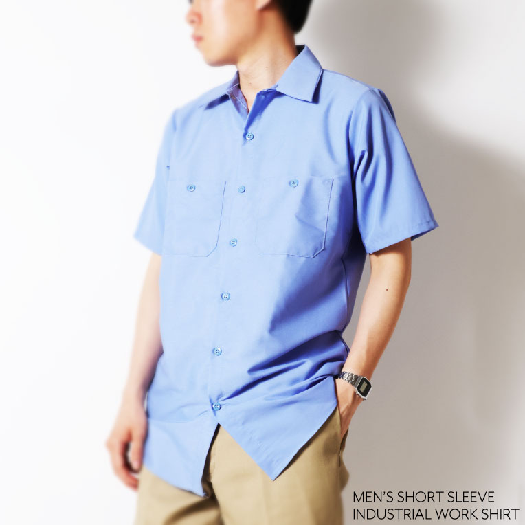 RED KAP / レッドキャップ  R-SP24 MEN'S SHORT SLEEVE INDUSTRIAL WORK SHIRT / メンズ半袖インダストリアルワークシャツ -全8色- 