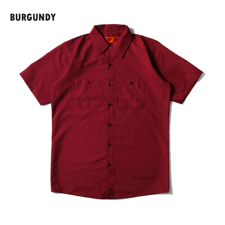 RED KAP / レッドキャップ  R-SP24 MEN'S SHORT SLEEVE INDUSTRIAL WORK SHIRT / メンズ半袖インダストリアルワークシャツ -全8色- 