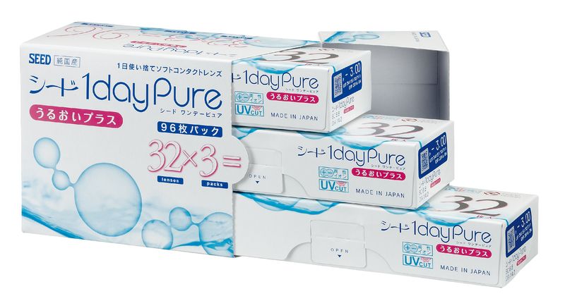 シード　ワンデーピュアうるおいプラス（96枚）