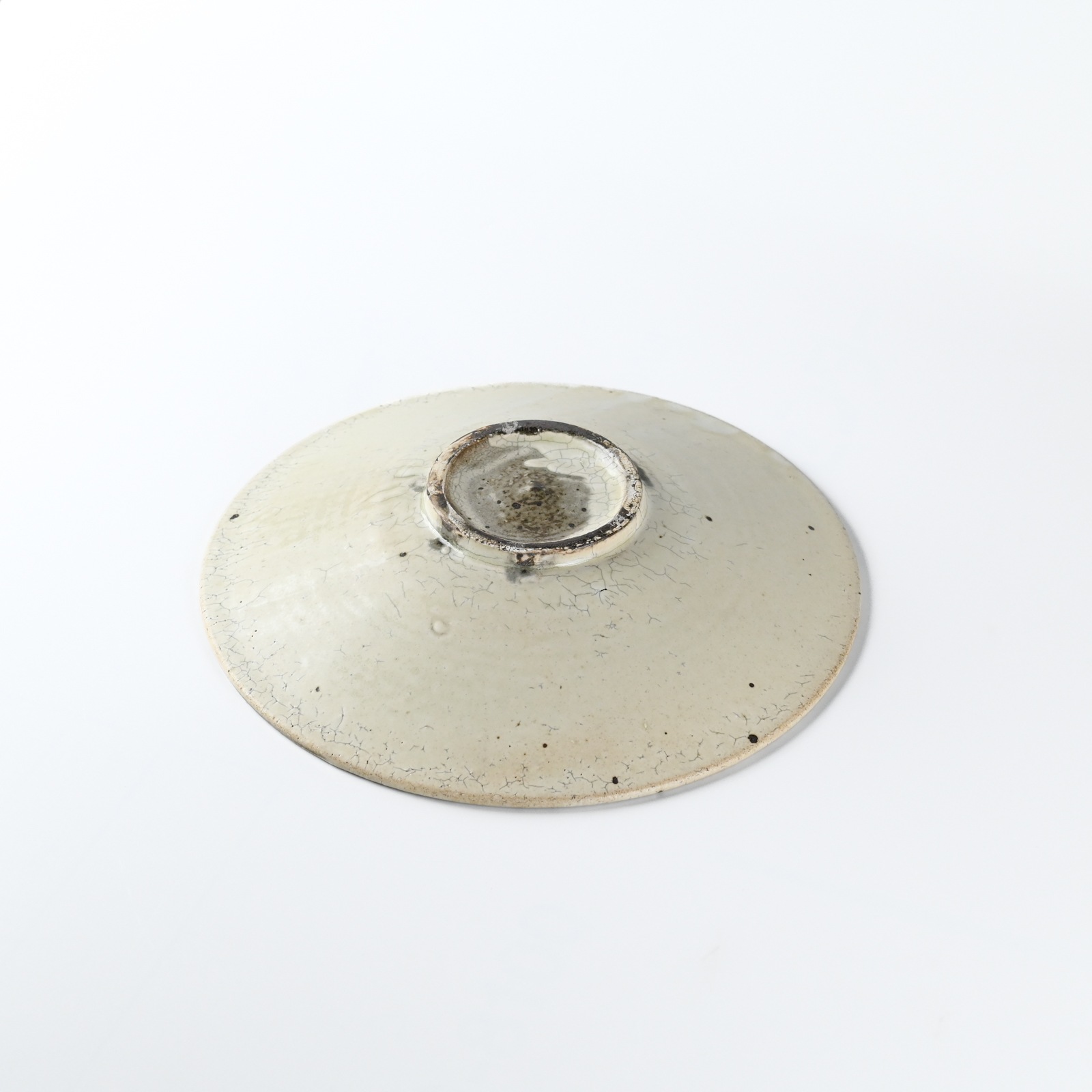 8寸皿 粉引/下村淳 - Mogana Online Shop
