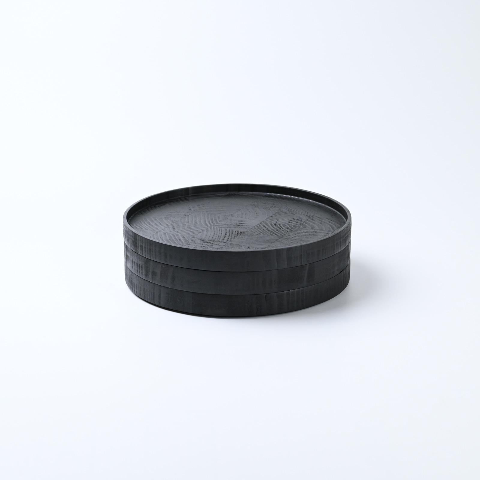 森下綾 / リム皿 7寸 黒色 | 作り手,森下綾 | 和食器通販 eyl utsuwa