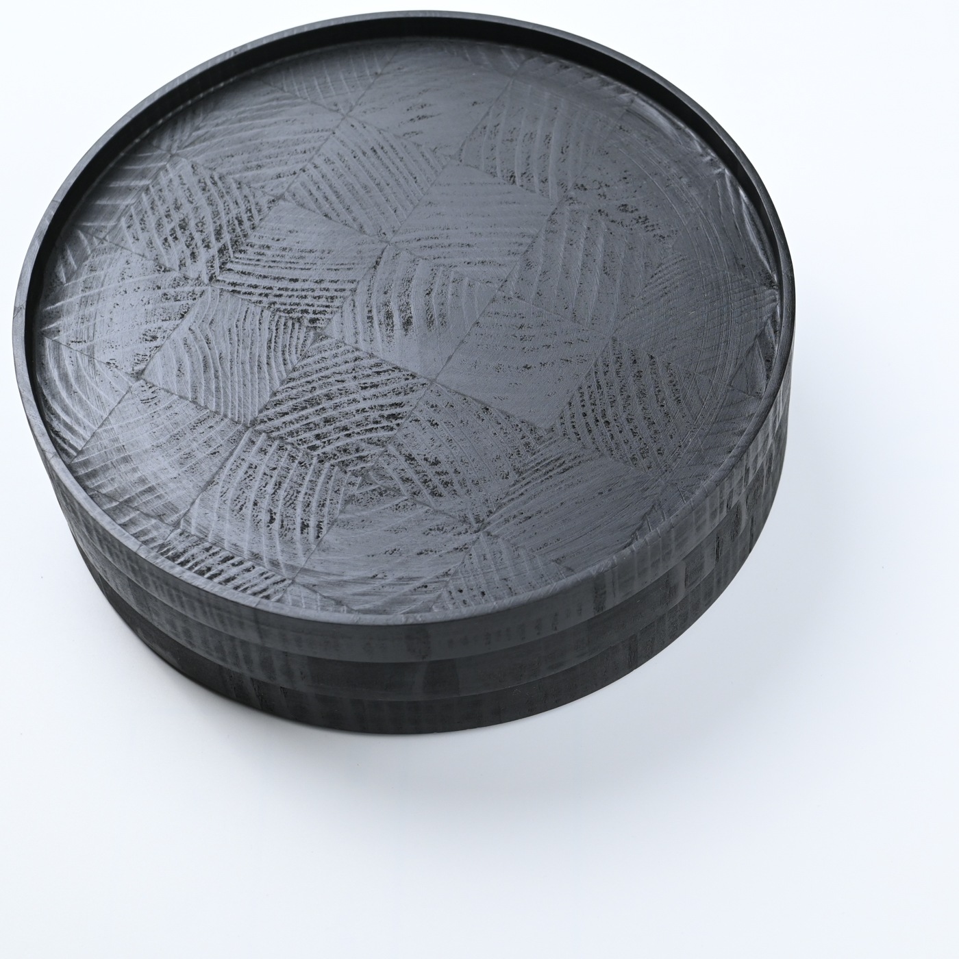 森下綾 / リム皿 7寸 黒色 | 作り手,森下綾 | 和食器通販 eyl utsuwa