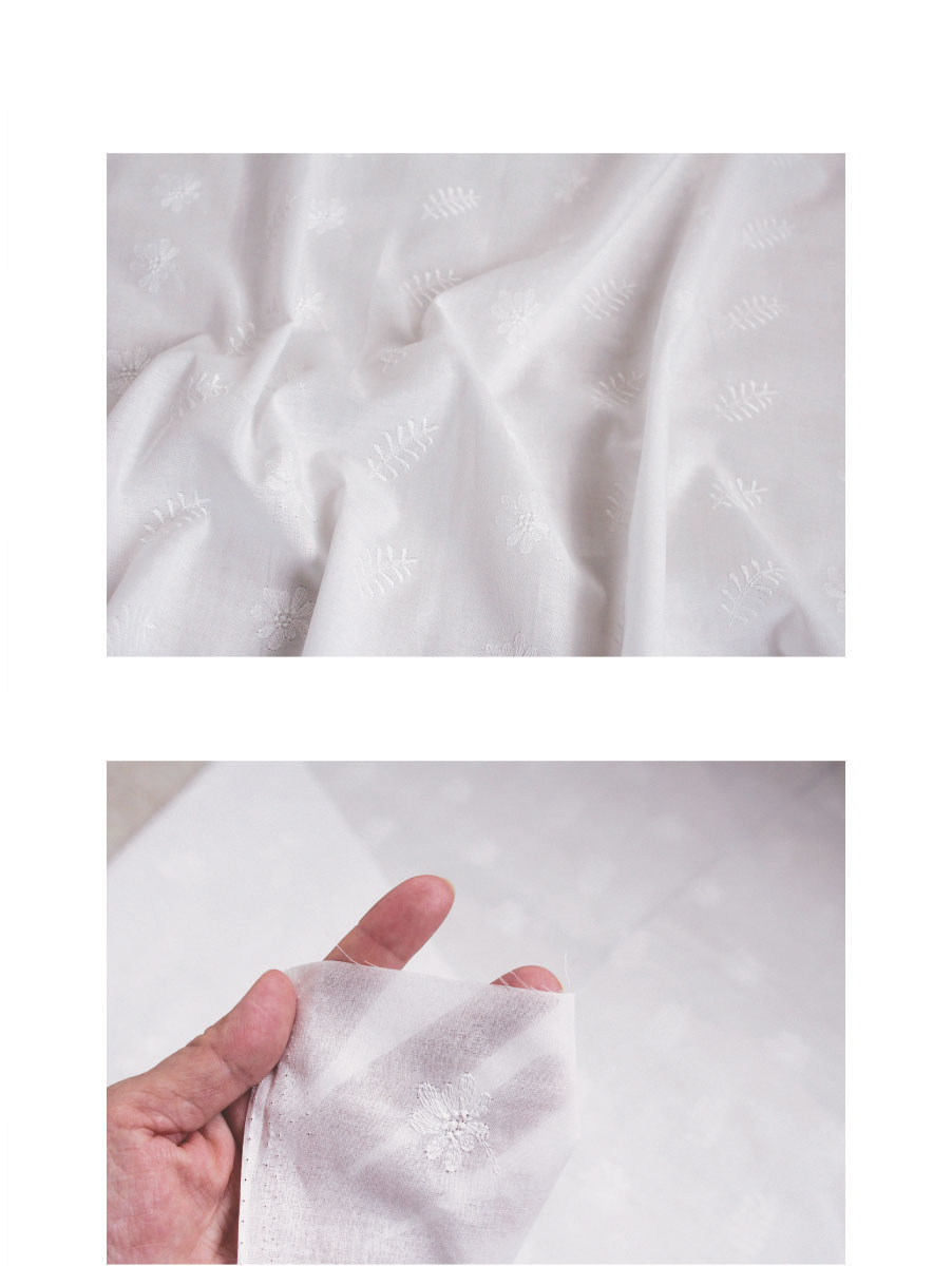 コットンローンレース plante