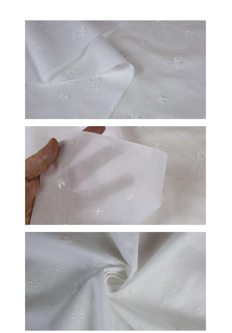 ローンレース　花とちょうちょ